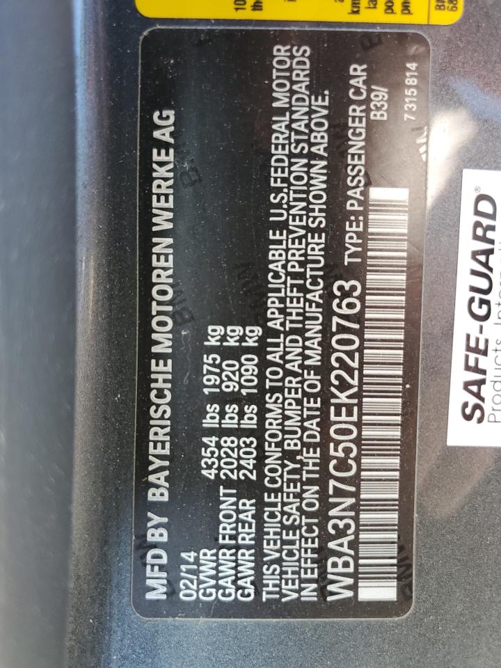 WBA3N7C50EK220763 2014 BMW 428 I