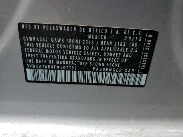 2015 VOLKSWAGEN GOLF SPORT - 3VWCA7AU6FM507797