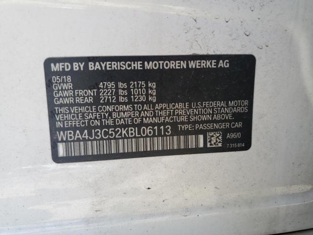 VIN WBA4J3C52KBL06113 2019 BMW 4 Series, 430XI Gran... no.13