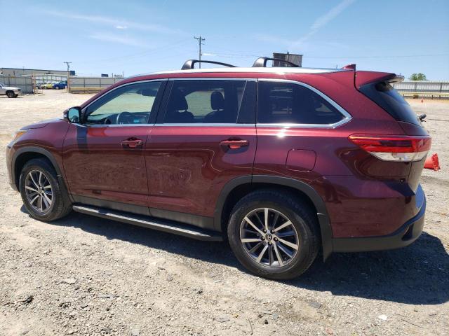 VIN 5TDJZRFH1KS920862 2019 Toyota Highlander, SE no.2