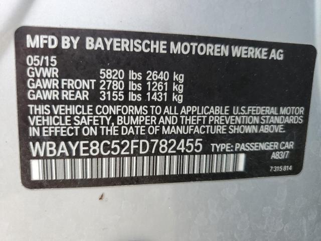 VIN WBAYE8C52FD782455 2015 BMW 7 Series, 750 LI no.13