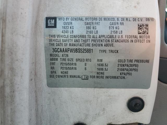 2011 Chevrolet Hhr Panel Ls VIN: 3GCAAAFW9BS525881 Lot: 62495294