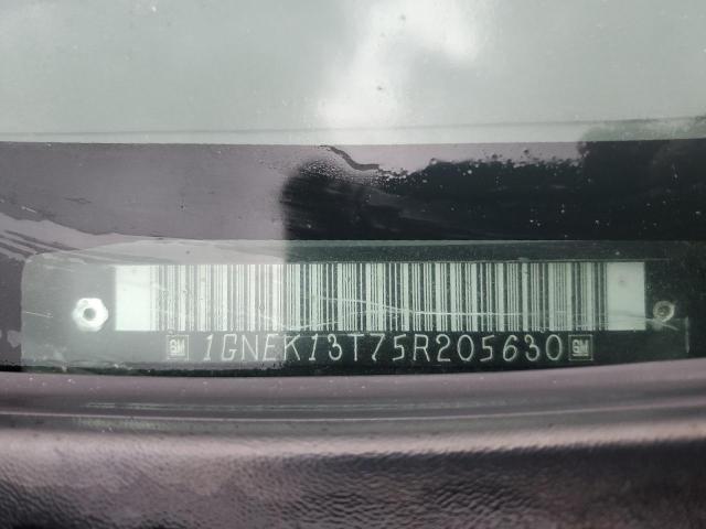 2005 Chevrolet Tahoe K1500 VIN: 1GNEK13T75R205630 Lot: 61426154
