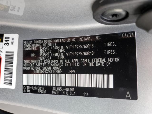 2024 TOYOTA SIENNA XSE - 5TDDSKFC2RS132969