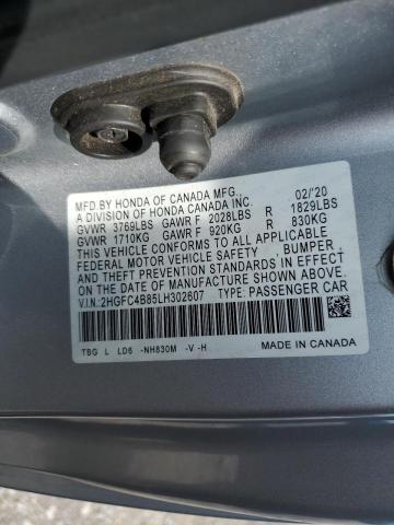 2020 HONDA CIVIC SPOR - 2HGFC4B85LH302607