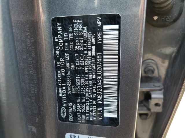 2020 HYUNDAI TUCSON SE - KM8J23A49LU207481