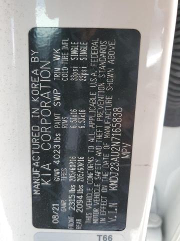 2022 Kia Soul Lx VIN: KNDJ23AU2N7165838 Lot: 62759924