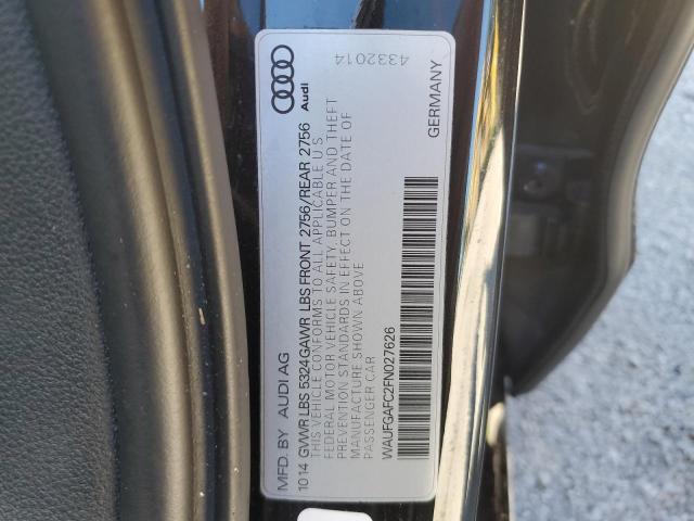 2015 Audi A6 Premium Plus VIN: WAUFGAFC2FN027626 Lot: 60214334