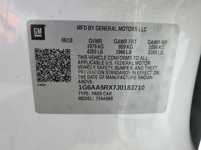 2018 CADILLAC ATS 1G6AA5RX7J0183710
