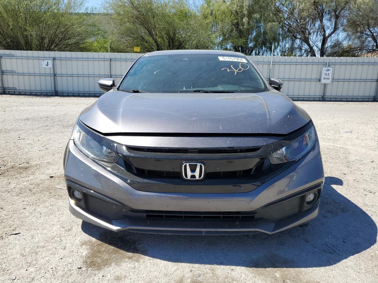 Lot #2962715070 2020 HONDA CIVIC SPOR