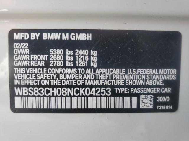 WBS83CH08NCK04253 2022 BMW M5