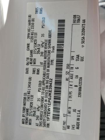 2018 FORD F-150 1FTEW1EP0JKE39432