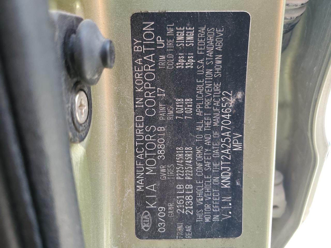 KNDJT2A25A7046522 2010 Kia Soul +