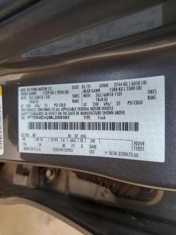 2021 FORD RANGER XL - 1FTER4EH2MLD09393