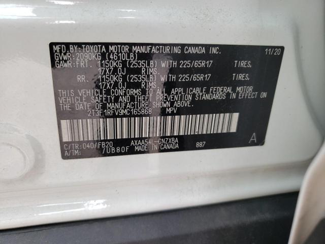 2021 TOYOTA RAV4 LE - 2T3F1RFV9MC165868