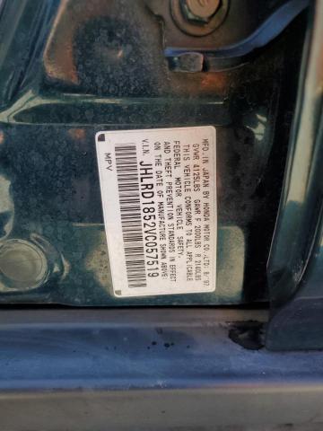 1997 Honda Cr-V Lx VIN: JHLRD1852VC057519 Lot: 61692234