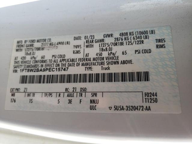2023 FORD F250 SUPER - 1FT8W2BA9PEC15747