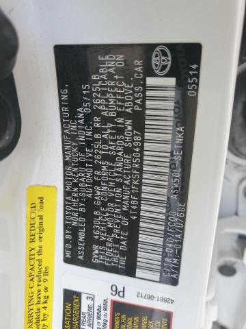 VIN 4T4BF1FK5FR504987 2015 Toyota Camry, LE no.13