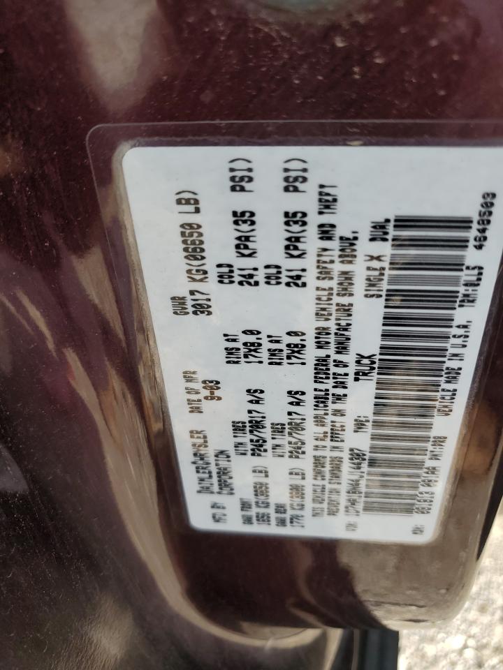 1D7HA18N44J144307 2004 Dodge Ram 1500 St