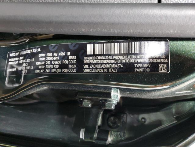 2021 Jeep Renegade Sport VIN: ZACNJDAB6MPM94274 Lot: 61757414