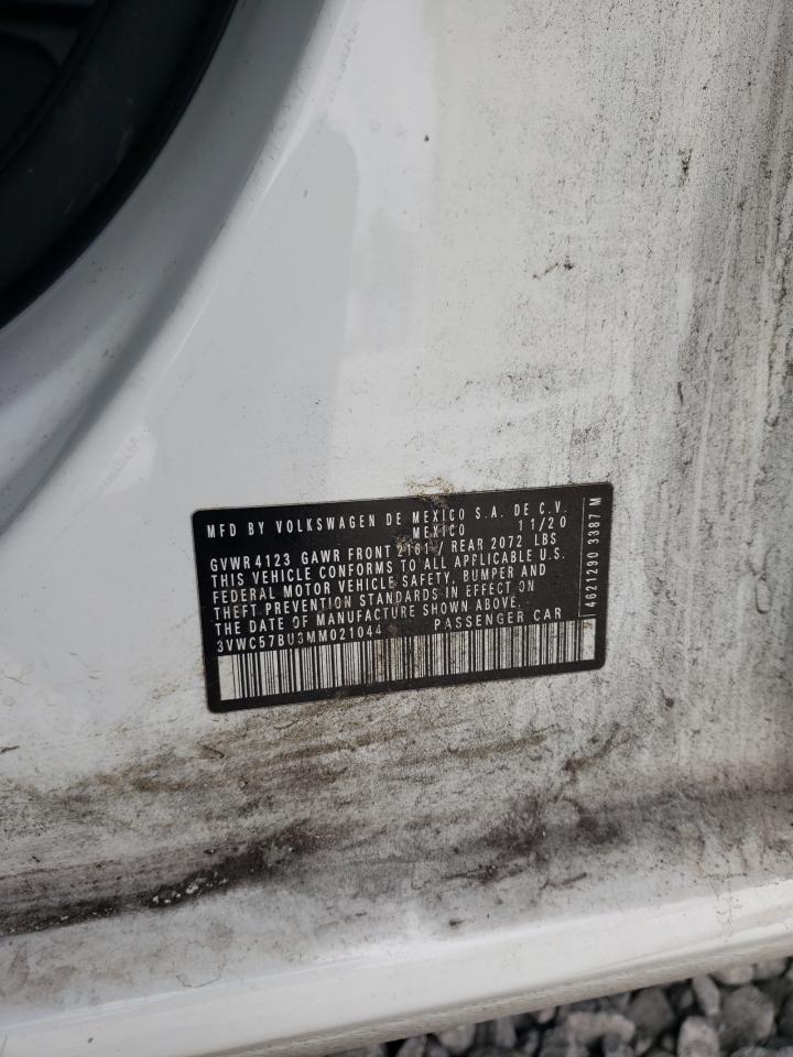 3VWC57BU3MM021044 2021 Volkswagen Jetta S