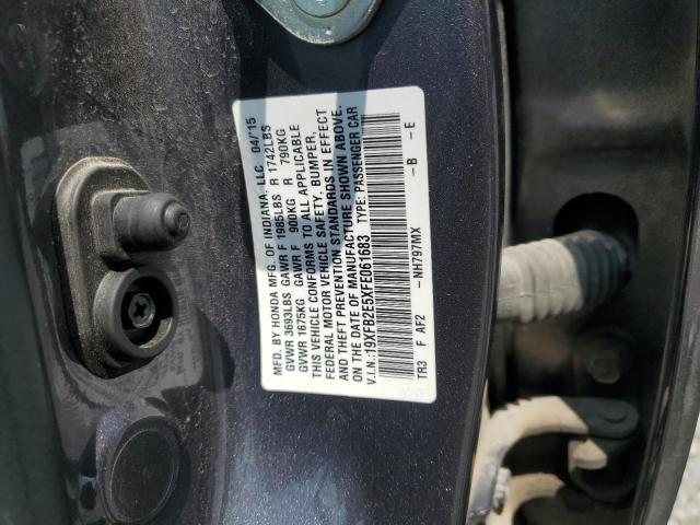 VIN 19XFB2E5XFE061683 2015 Honda Civic, LX no.12