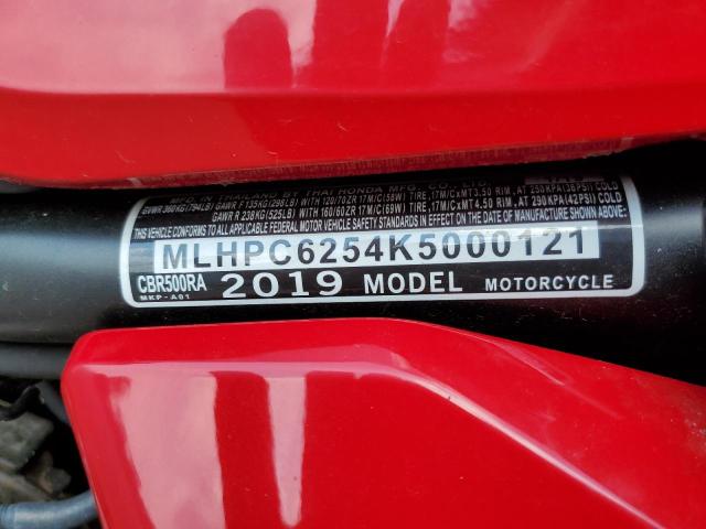 2019 HONDA CBR MLHPC6254K5000121