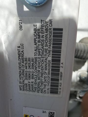 2021 HONDA ACCORD SPO - 1HGCV2F39MA029526