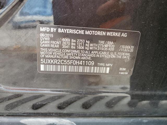 VIN 5UXKR2C55F0H41109 2015 BMW X5, Sdrive35I no.13