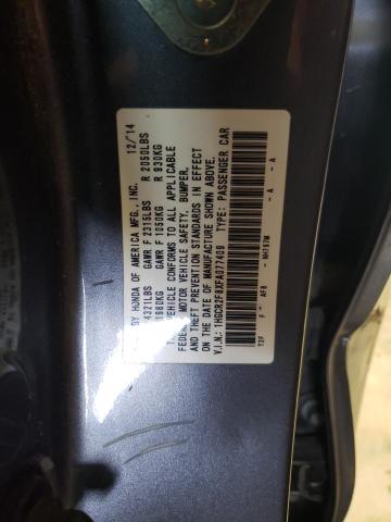 1HGCR2F8XFA077409 2015 HONDA ACCORD - Image 12