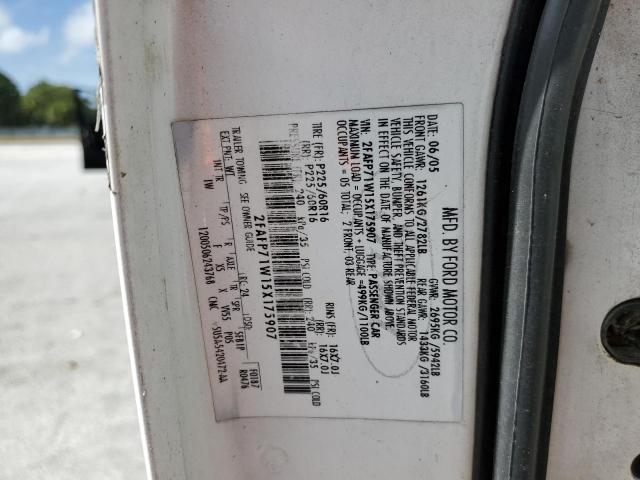 2005 Ford Crown Victoria Police Interceptor VIN: 2FAFP71W15X175907 Lot: 29919129