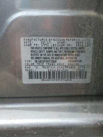 2017 NISSAN SENTRA S - 3N1AB7AP2HY276848