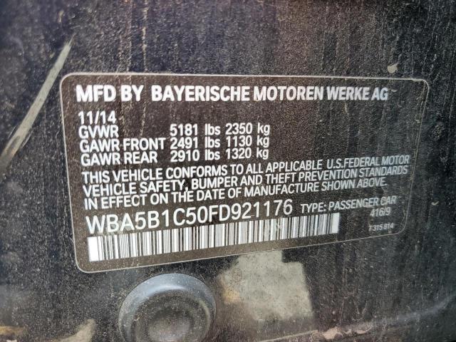 VIN WBA5B1C50FD921176 2015 BMW 5 Series, 535 I no.12