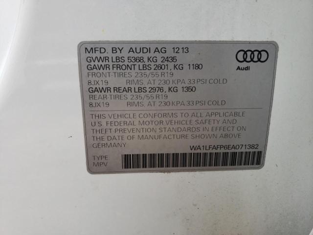 VIN WA1LFAFP6EA071382 2014 Audi Q5, Premium Plus no.13