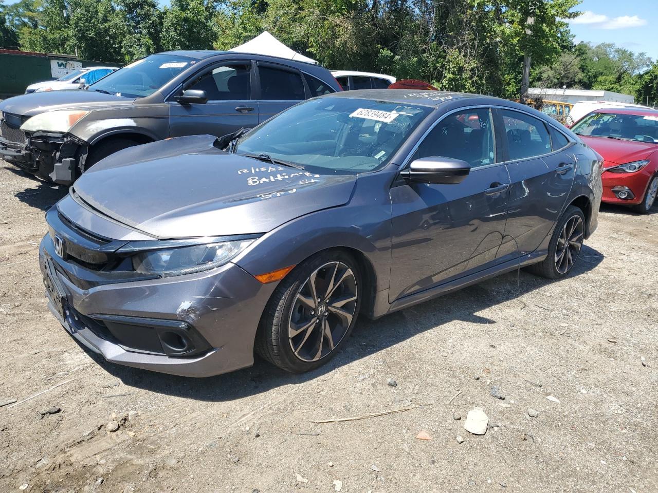 2019 Honda Civic Sport vin: 2HGFC2F80KH557579