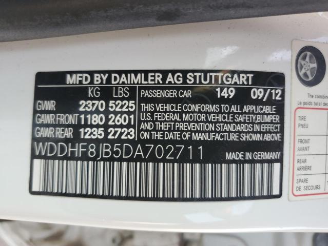 VIN WDDHF8JB5DA702711 2013 Mercedes-Benz E-Class, 3... no.12