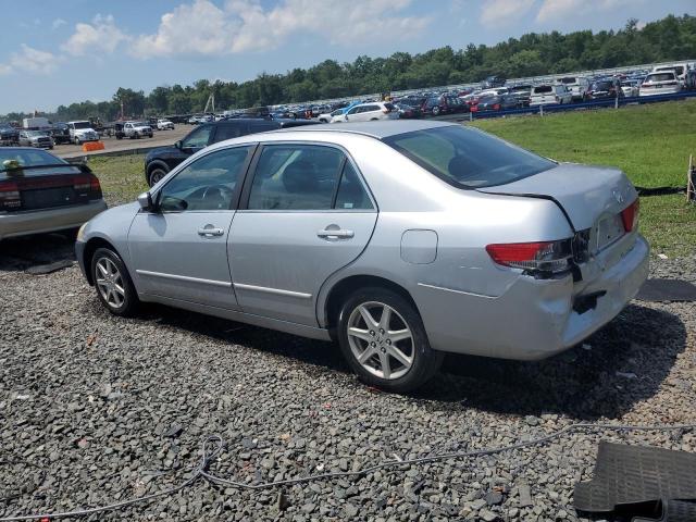 HONDA ACCORD EX 2003 silver sedan 4d gas 1HGCM66513A074938 photo #3