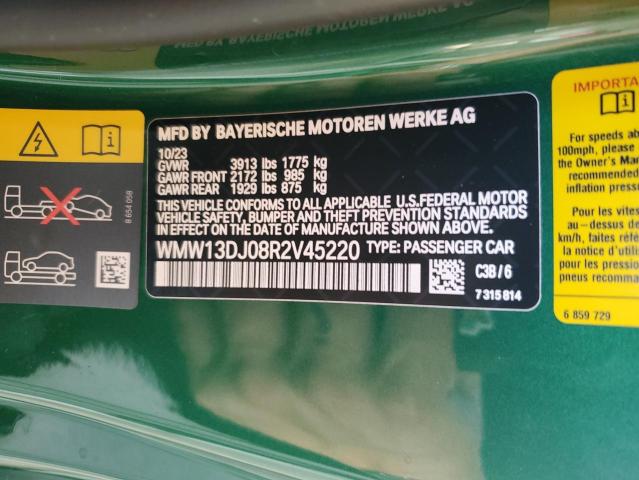 2024 MINI COOPER SE - WMW13DJ08R2V45220