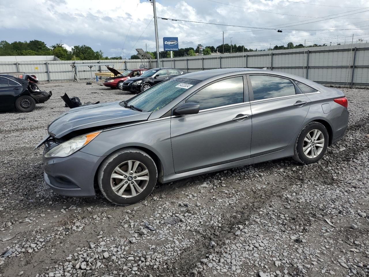 Lot #2921191501 2014 HYUNDAI SONATA GLS