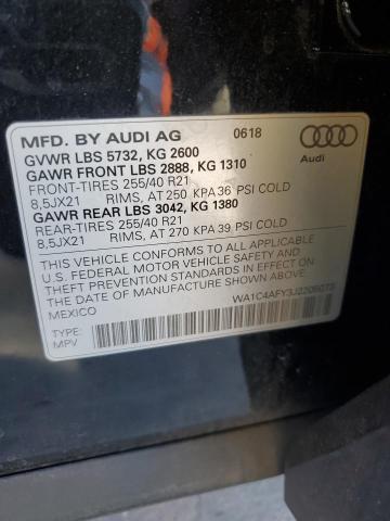 2018 AUDI SQ5 PRESTI WA1C4AFY3J2205073