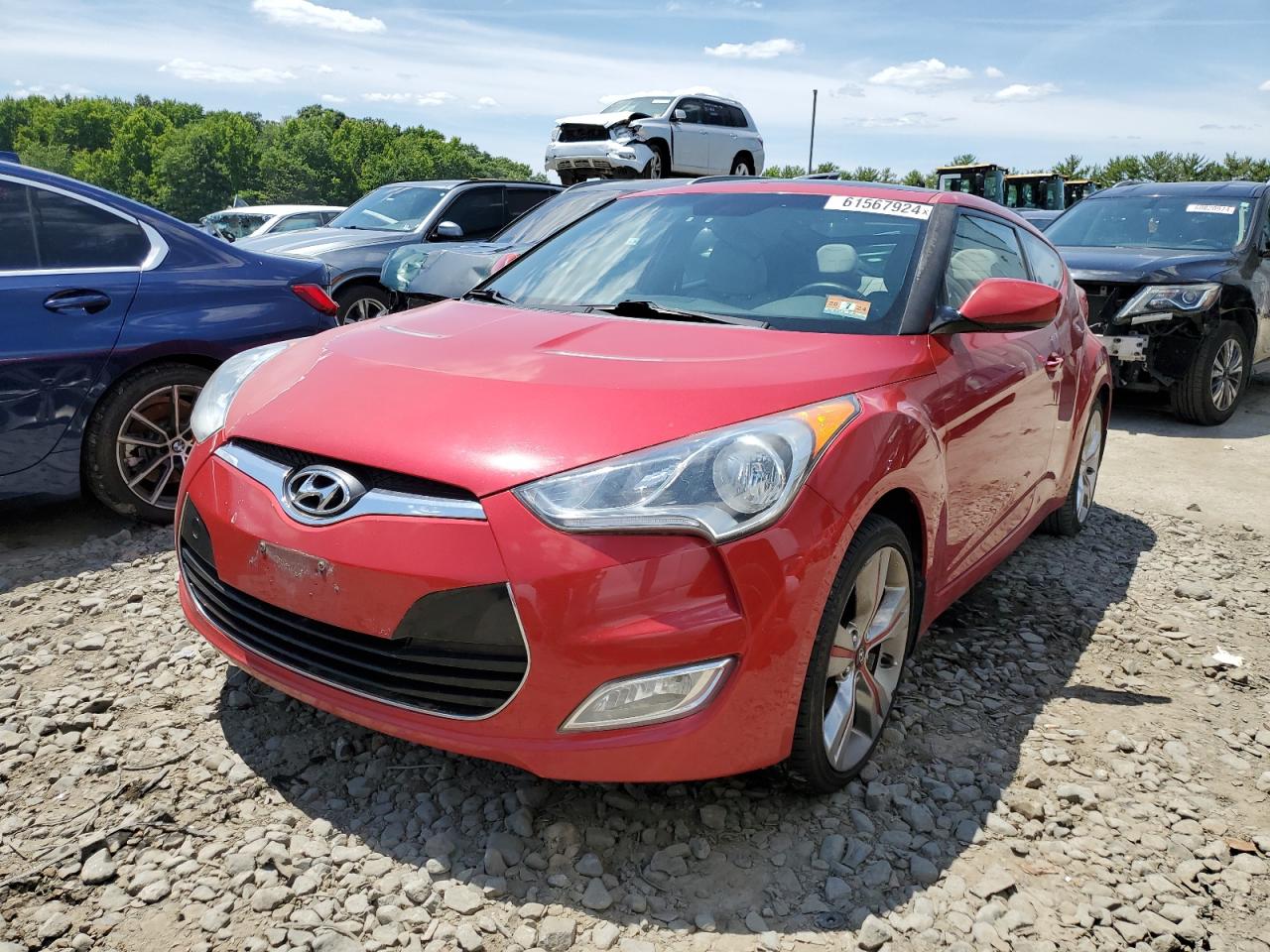 2012 Hyundai Veloster vin: KMHTC6AD3CU048920