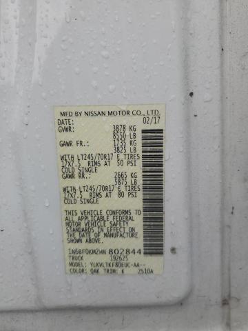 2017 NISSAN NV 1500 S - 1N6BF0KM2HN802844