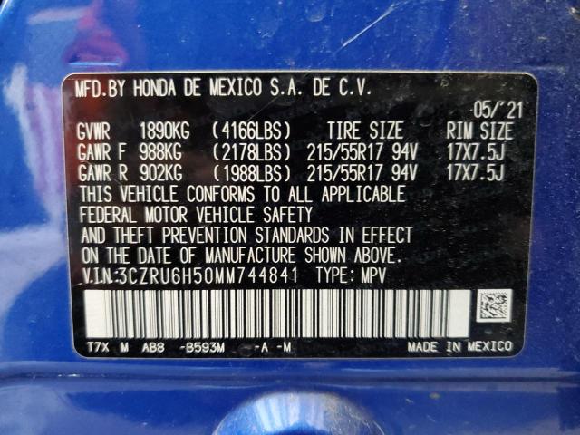 3CZRU6H50MM744841 2021 HONDA HR-V - Image 13