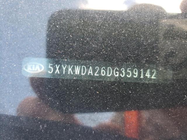 2013 Kia Sorento Sx VIN: 5XYKWDA26DG359142 Lot: 60726854