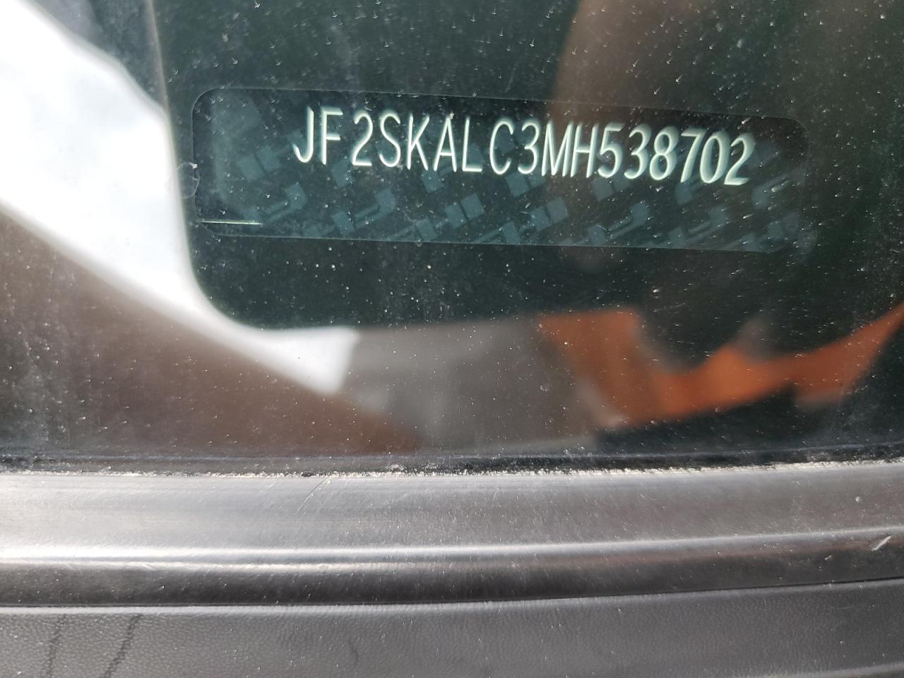 JF2SKALC3MH538702 2021 Subaru Forester Sport