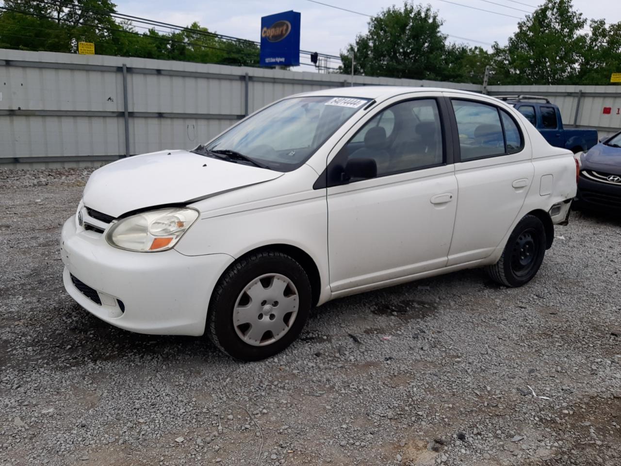 TOYOTA ECHO 2003 white  gas JTDBT123535049957 photo #1