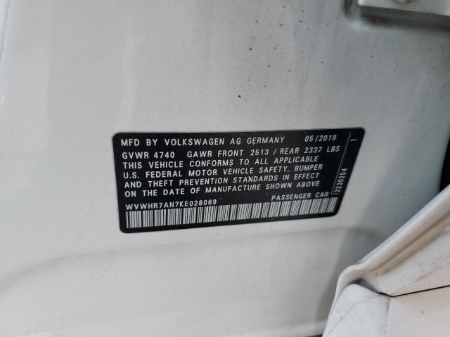 2019 VOLKSWAGEN ARTEON SEL - WVWHR7AN7KE028069