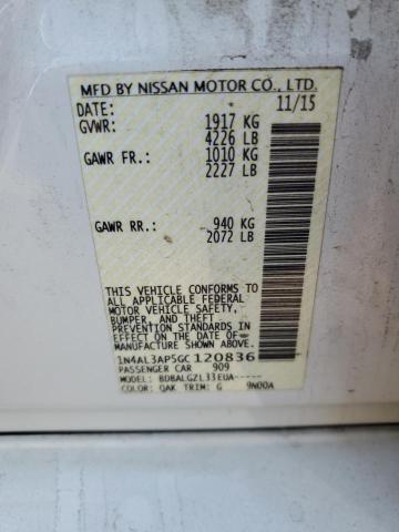 2016 NISSAN ALTIMA 2.5 - 1N4AL3AP5GC120836
