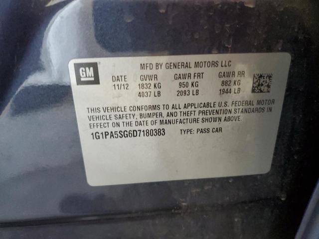 1G1PA5SG6D7180383 2013 Chevrolet Cruze Ls