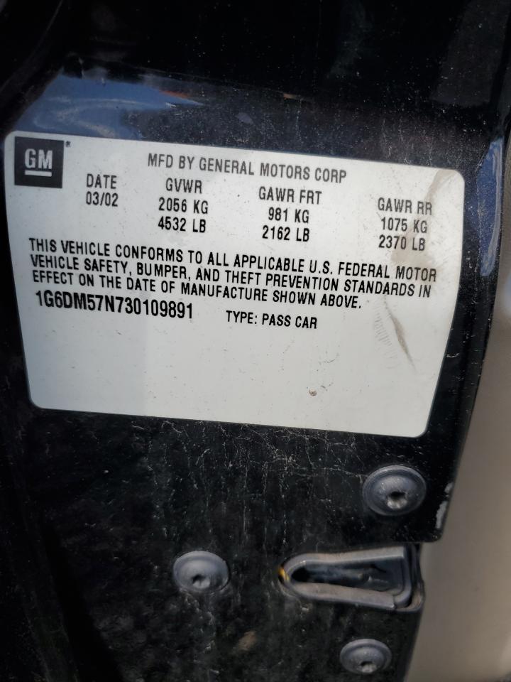 1G6DM57N730109891 2003 Cadillac Cts